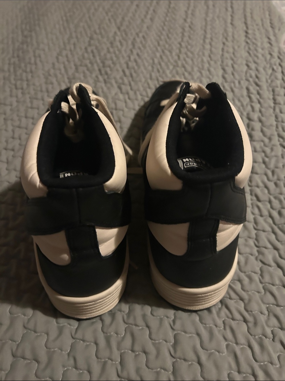 Converse Black & White Mid-Top Sneakers - Picture 3 of 3